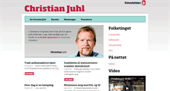 Desktop Screenshot of christianjuhl.dk